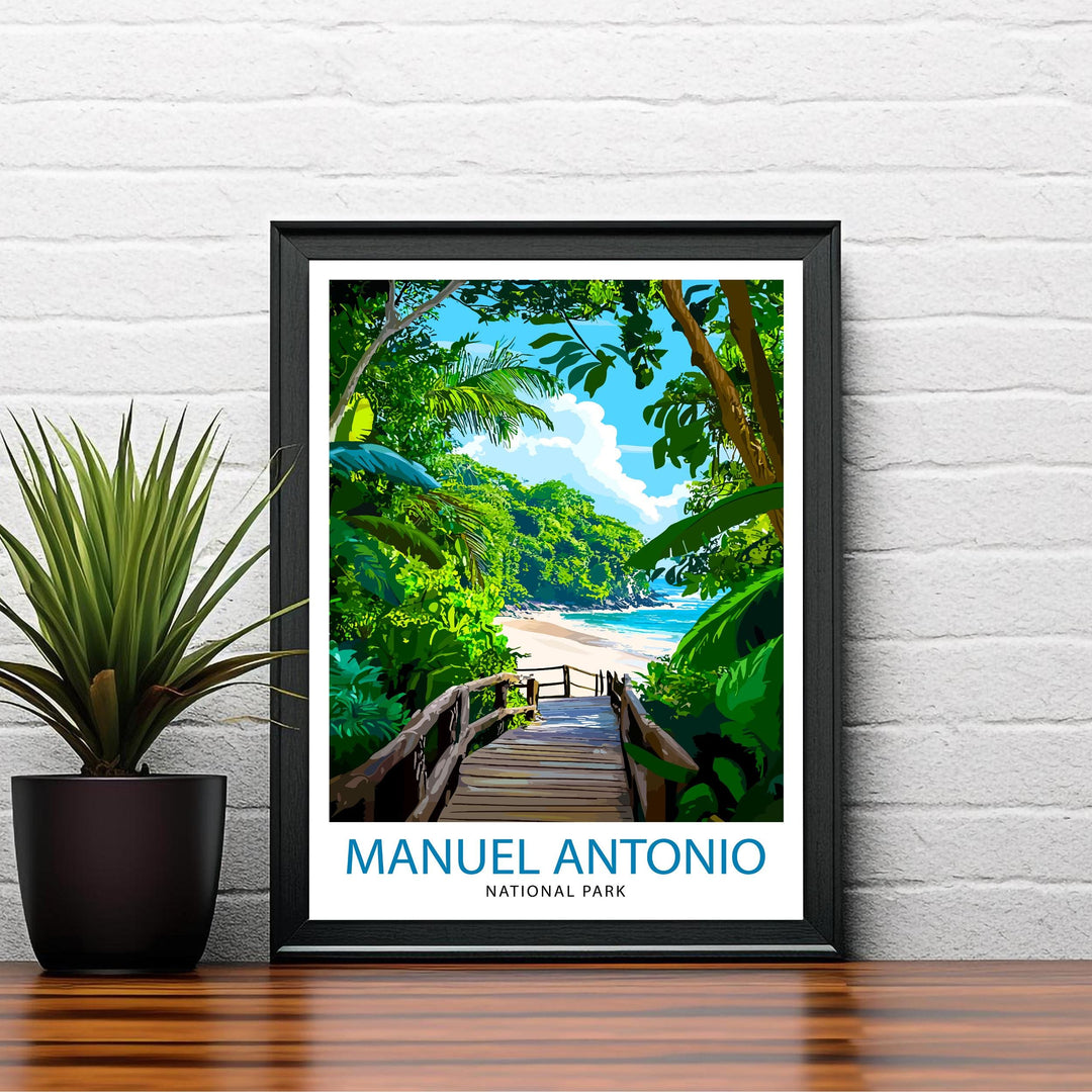 Manuel Antonio National Park Costa Rica Travel Print Wall Decor Wall Art Manuel Antonio Wall Hanging Home Décor Manuel Antonio Gift Art