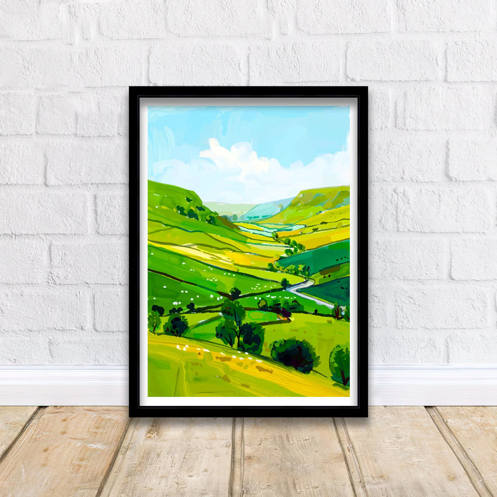 Yorkshire Dales Travel Poster