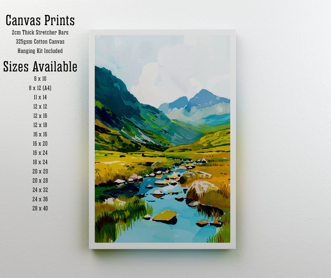 Snowdonia National Park Wales Travel Print Wall Decor Wall Art Snowdonia Wall Hanging Home Décor Snowdonia Gift Art Lovers Welsh Art