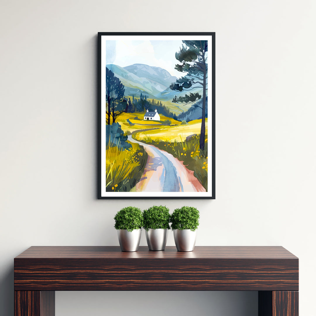 Glen Affric Scotland Travel Print Wall Decor Wall Art Glen Affric Wall Hanging Home Décor Glen Affric Gift Art Lovers Scottish