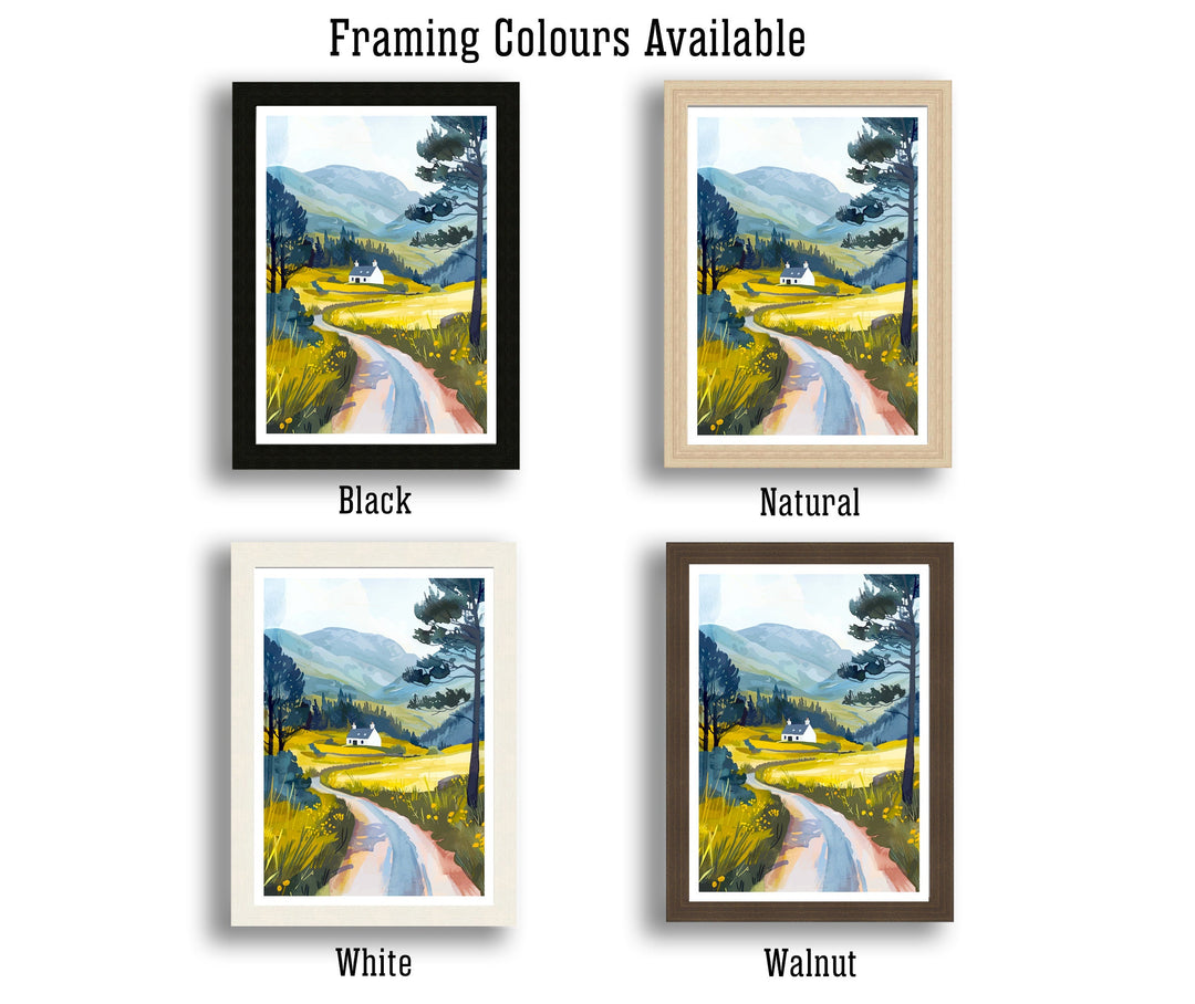 Glen Affric Scotland Travel Print Wall Decor Wall Art Glen Affric Wall Hanging Home Décor Glen Affric Gift Art Lovers Scottish