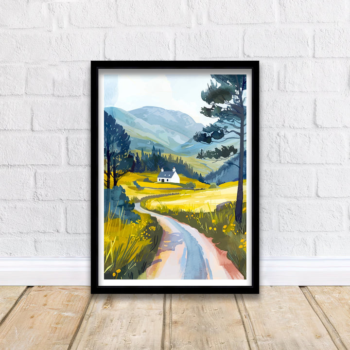 Glen Affric Scotland Travel Print Wall Decor Wall Art Glen Affric Wall Hanging Home Décor Glen Affric Gift Art Lovers Scottish