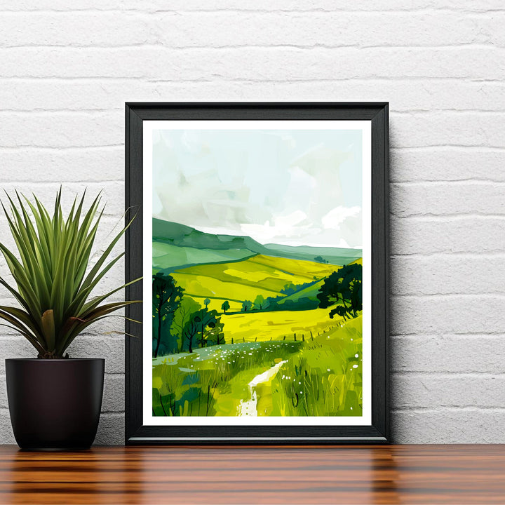 Northumberland England Travel Print Wall Decor Wall Art Northumberland Wall Hanging Home Décor Northumberland Gift Art Lovers