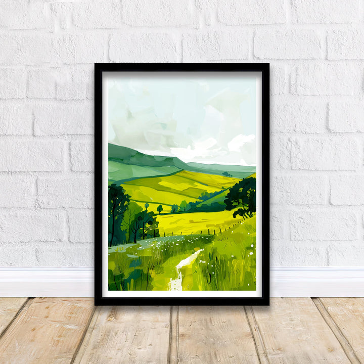 Northumberland England Travel Print Wall Decor Wall Art Northumberland Wall Hanging Home Décor Northumberland Gift Art Lovers