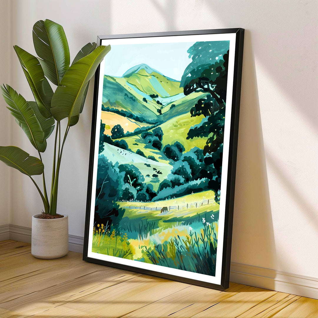 Black Mountains Wales Travel Poster