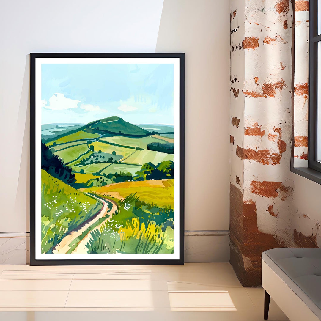 Chiltern Hills England Travel Print Wall Decor Wall Art Chiltern Hills Wall Hanging Home Décor Chiltern Hills Gift Art Lovers British Art