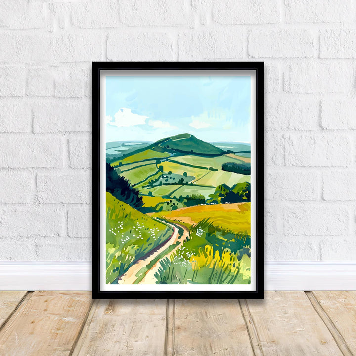 Chiltern Hills England Travel Print Wall Decor Wall Art Chiltern Hills Wall Hanging Home Décor Chiltern Hills Gift Art Lovers British Art