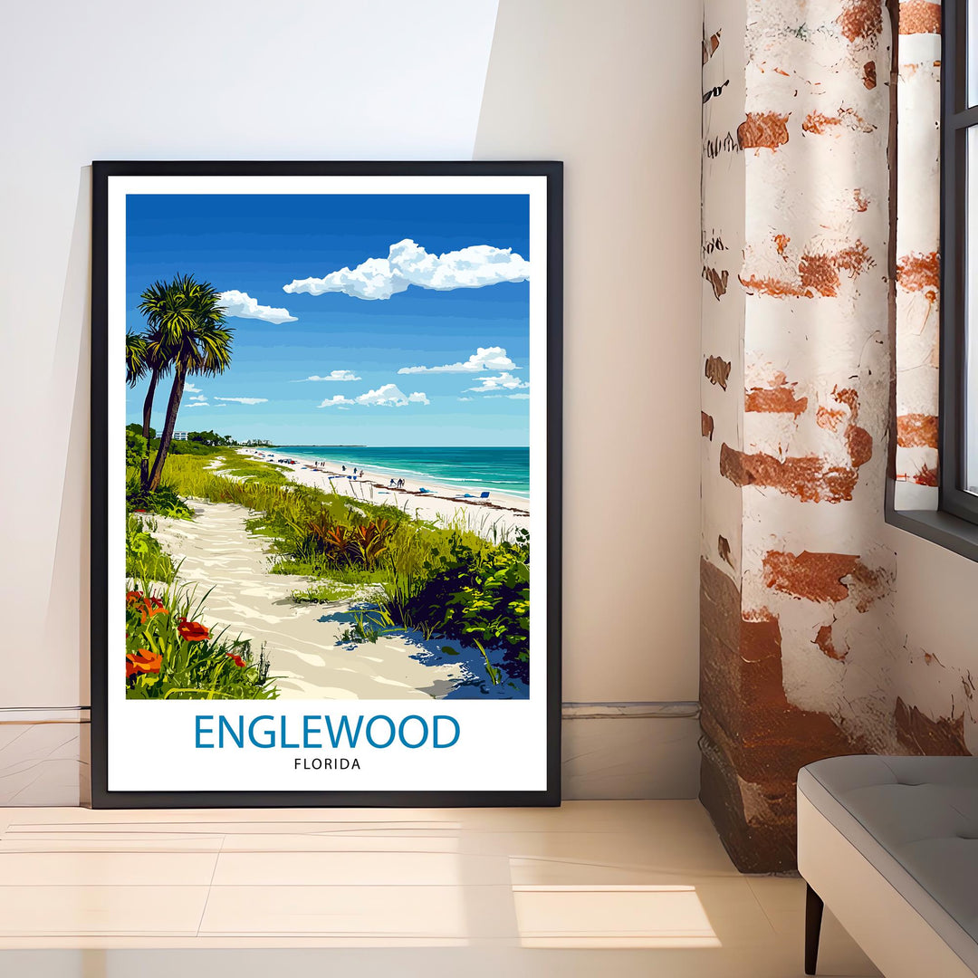 Englewood Florida Travel Poster