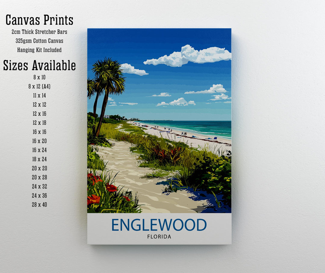 Englewood Florida Travel Poster