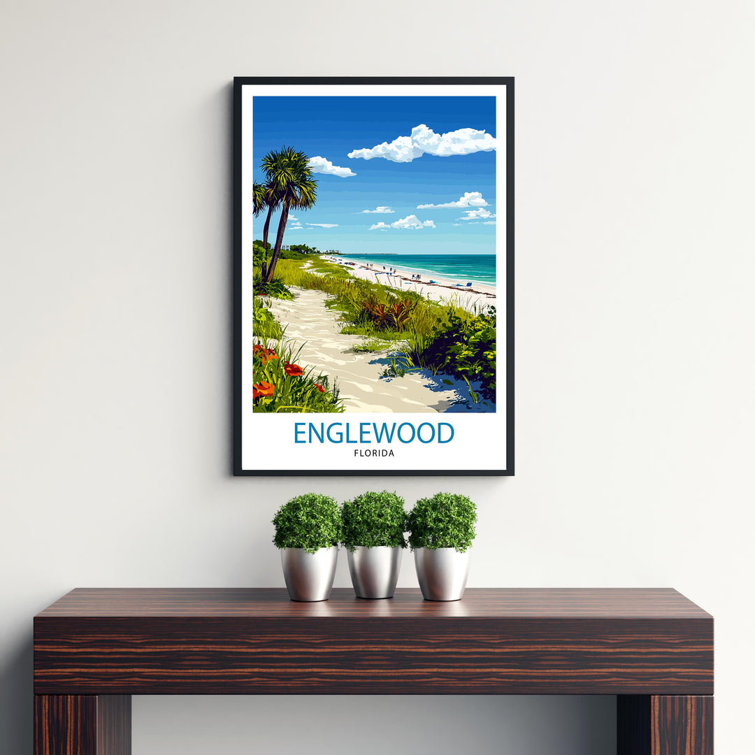 Englewood Florida Travel Poster