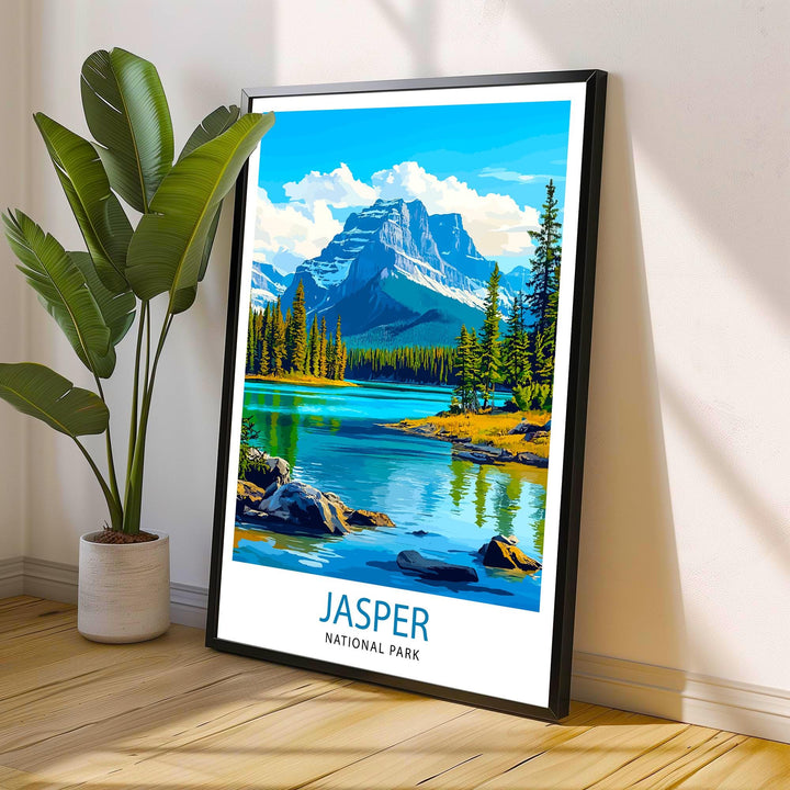 Jasper National Park Canada Travel Poster