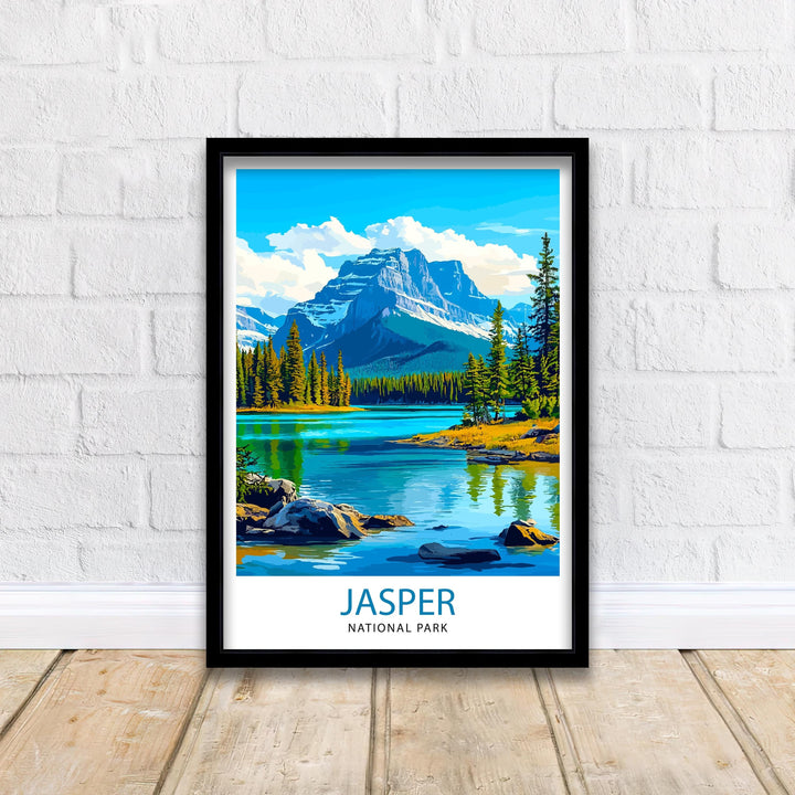 Jasper National Park Canada Travel Print Wall Decor Wall Art Jasper Wall Hanging Home Décor Jasper Gift Art Lovers Canadian Art Lover Gift