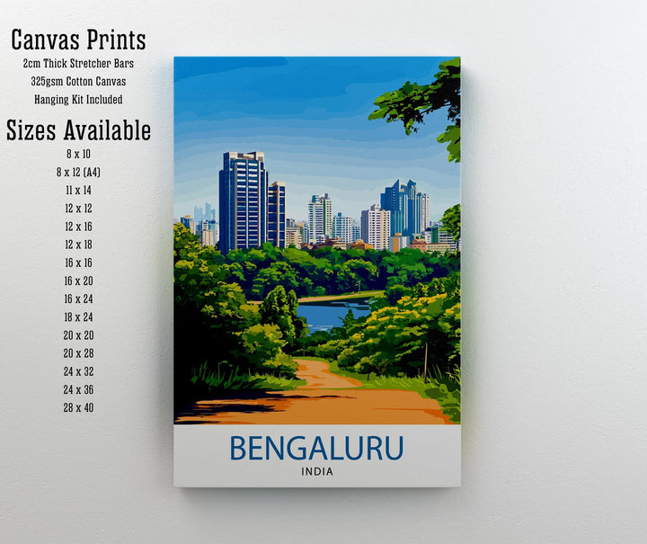 Bengaluru India Travel Poster