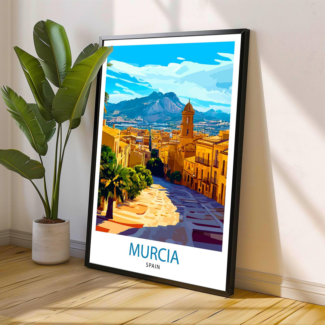 Murcia Spain Travel Print Wall Decor Wall Art Murcia Wall Hanging Home Décor Murcia Gift Art Lovers Spanish Art Lover Gift Print Art