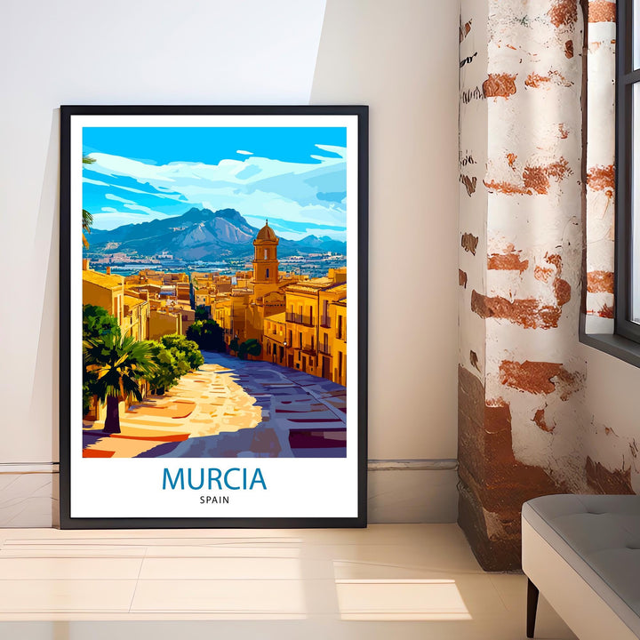 Murcia Spain Travel Poster