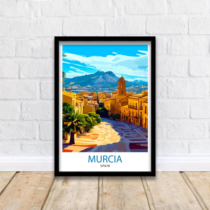 Murcia Spain Travel Poster