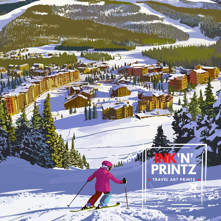 Breckenridge Colorado Travel Poster