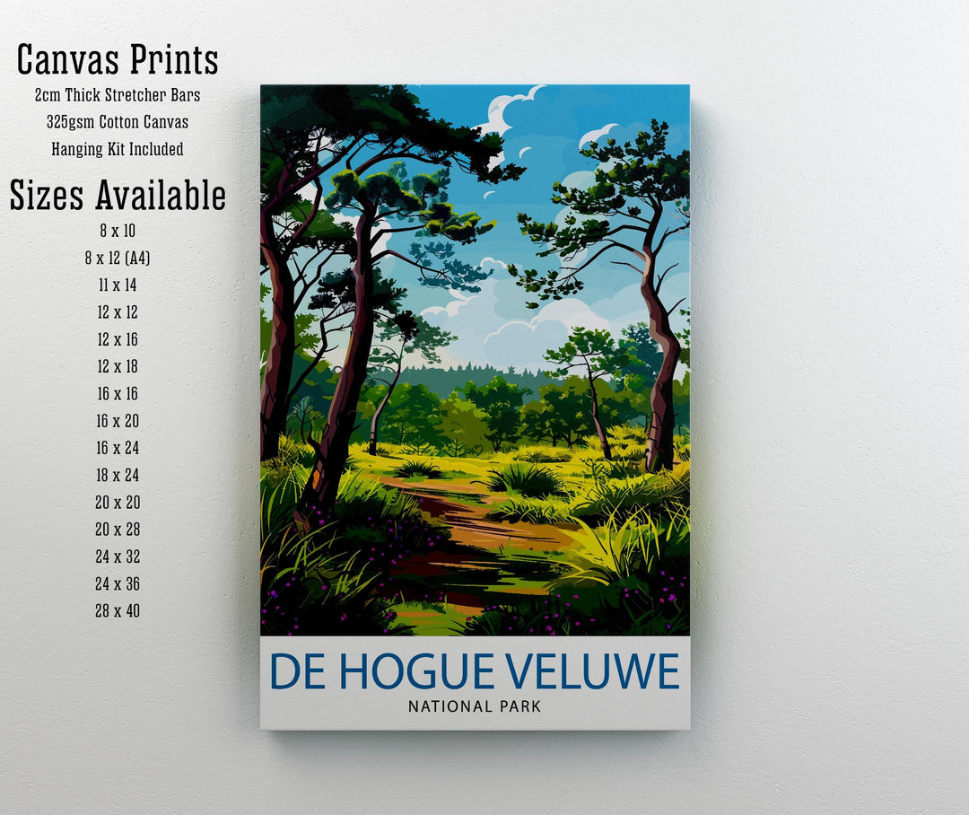 De Hoge Veluwe National Park Netherlands Travel Print Wall Decor Wall Art De Hoge Veluwe Wall Hanging Home Décor De Hoge Veluwe Gift Art