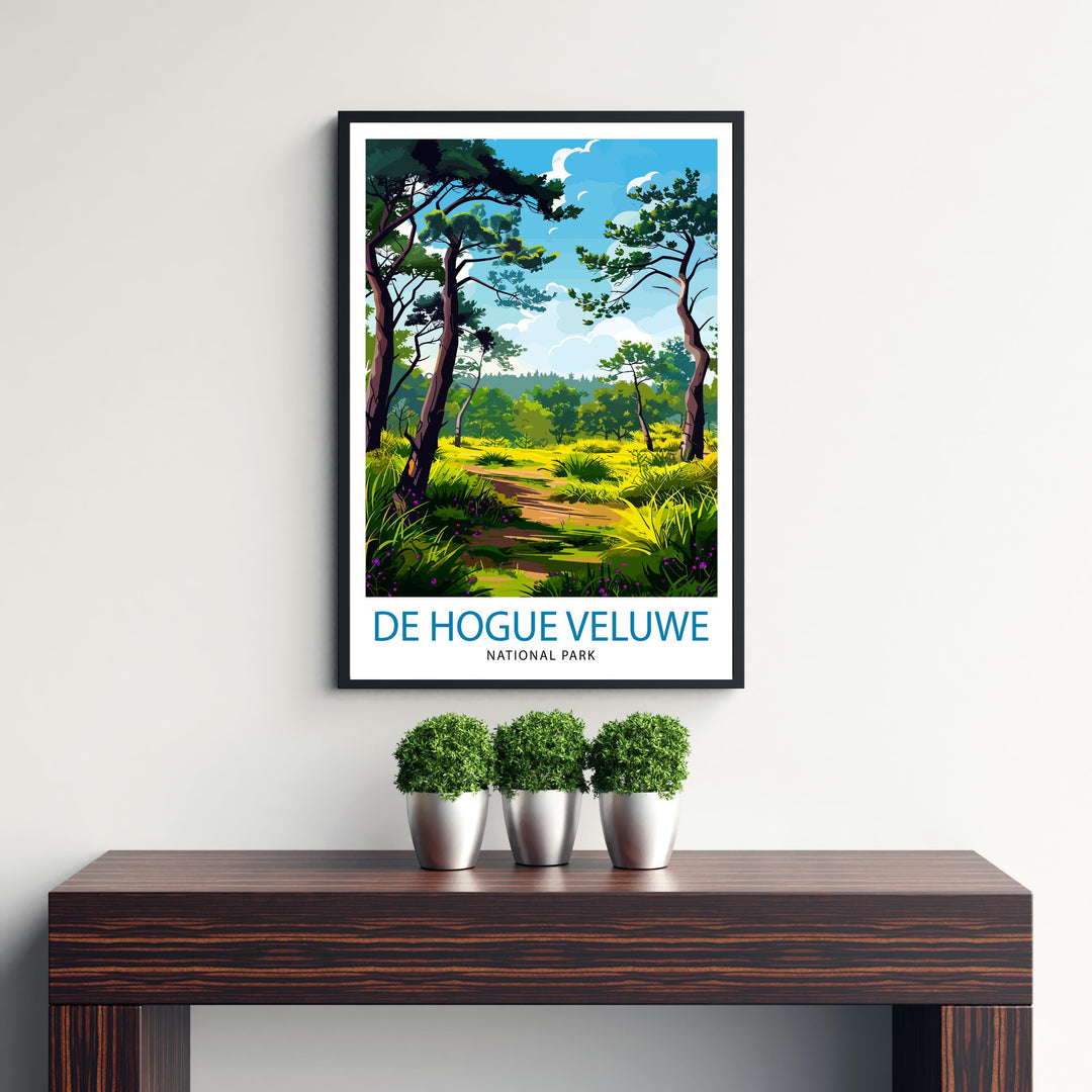 De Hoge Veluwe National Park Netherlands Travel Print Wall Decor Wall Art De Hoge Veluwe Wall Hanging Home Décor De Hoge Veluwe Gift Art