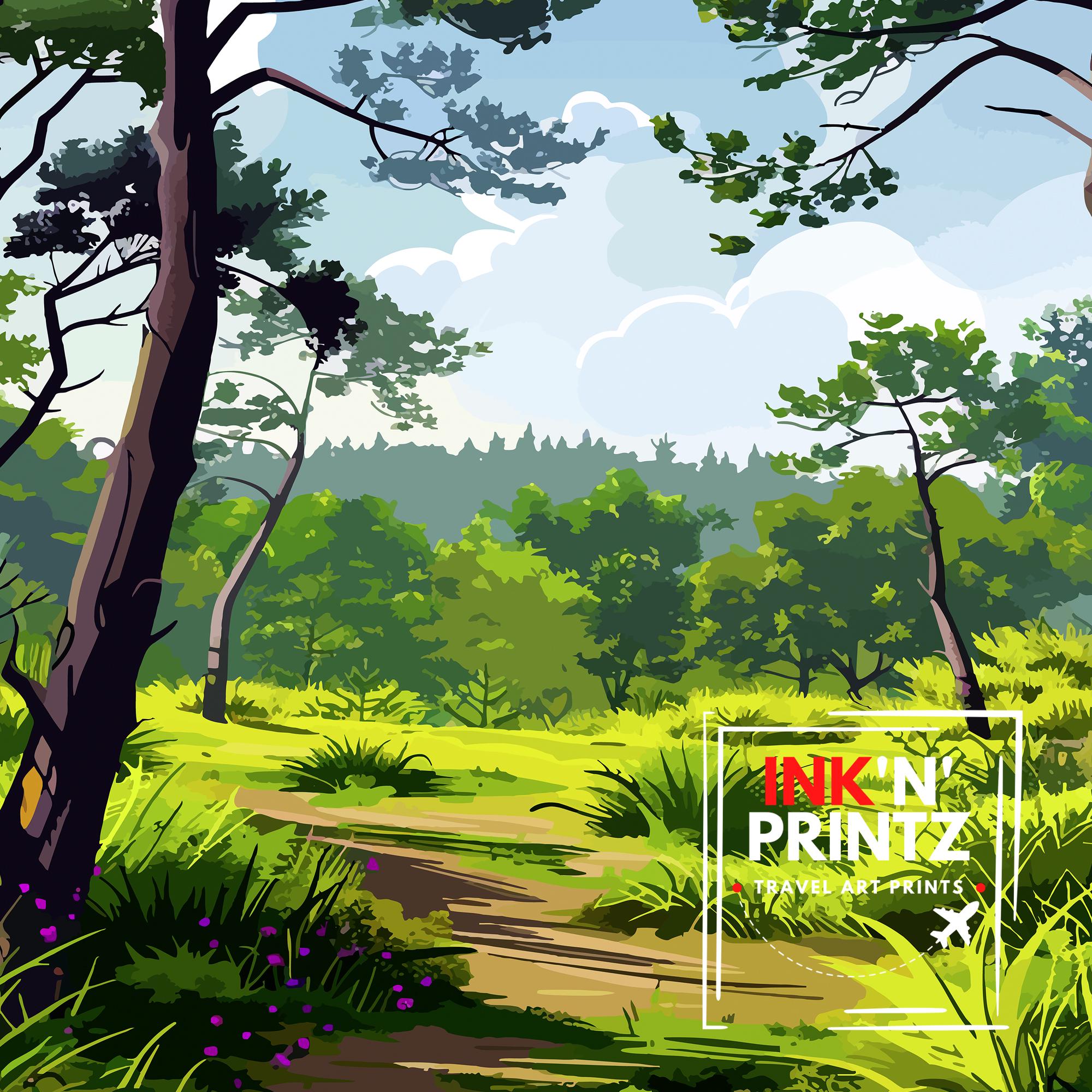 De Hoge Veluwe National Park Netherlands Travel Print Wall Decor Wall Art De Hoge Veluwe Wall Hanging Home Décor De Hoge Veluwe Gift Art