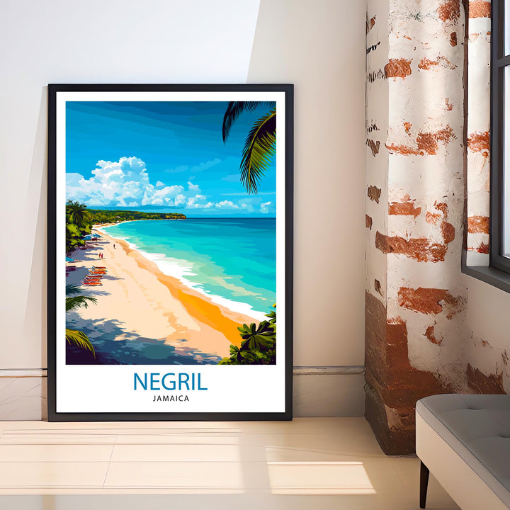 Negri Beach Indonesia Travel Print Wall Decor Wall Art Negri Beach Wall Hanging Home Décor Negri Beach Gift Art Lovers Indonesian Art Lover