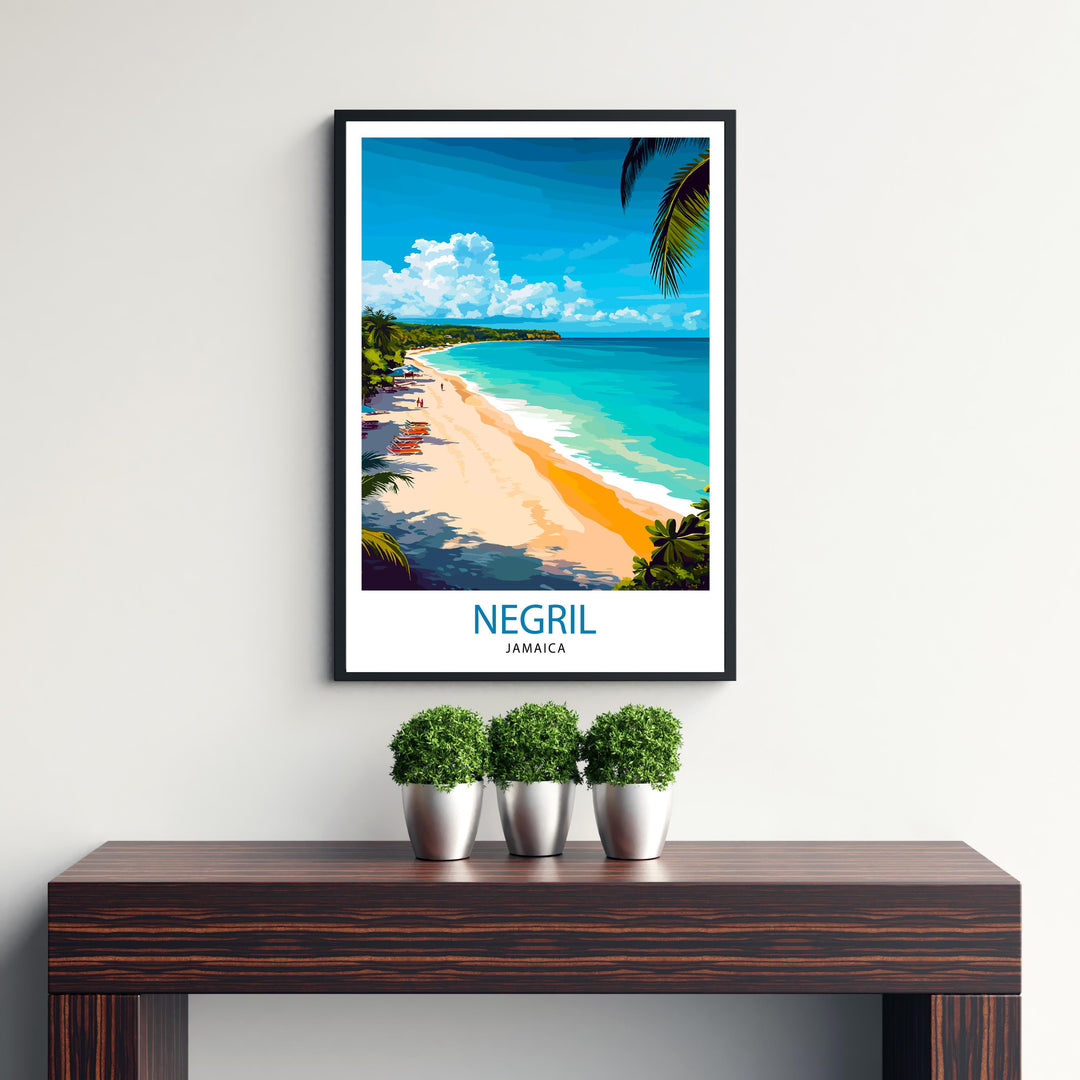 Negri Beach Indonesia Travel Print Wall Decor Wall Art Negri Beach Wall Hanging Home Décor Negri Beach Gift Art Lovers Indonesian Art Lover