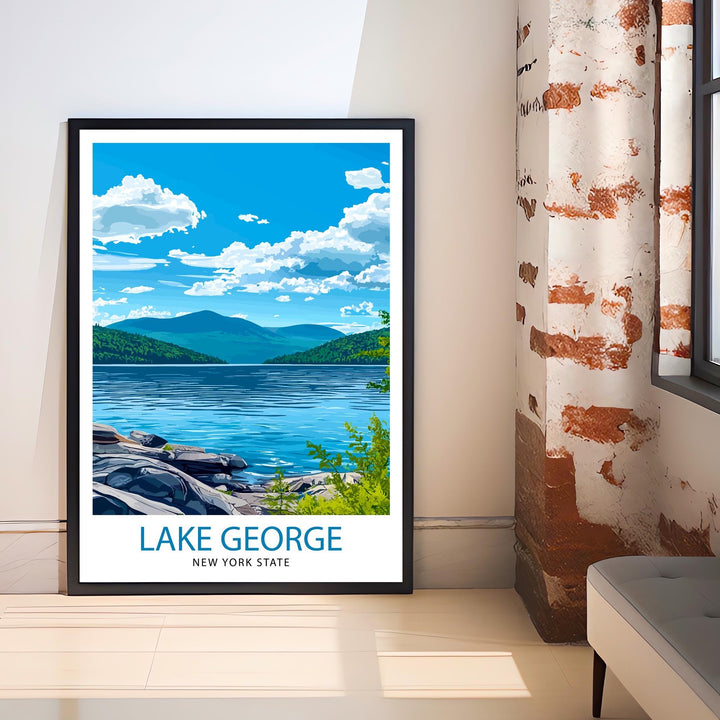 Lake George New York Travel Poster