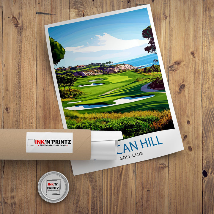 Pelican Hill Golf Club California Travel Poster