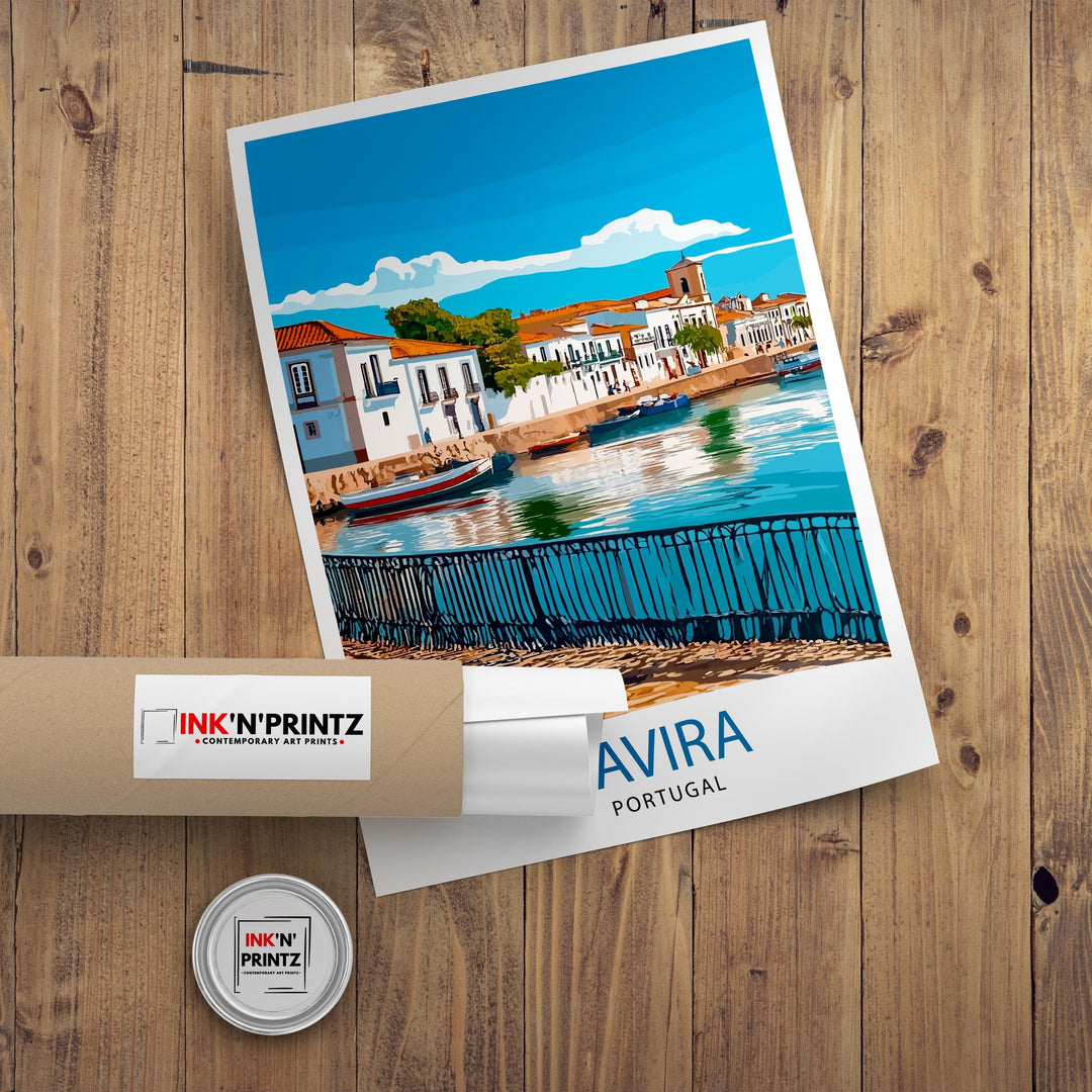 Tavira Portugal Travel Print Wall Decor Wall Art Tavira Wall Hanging Home Décor Tavira Gift Art Lovers Portuguese Art Lover Gift Print Art