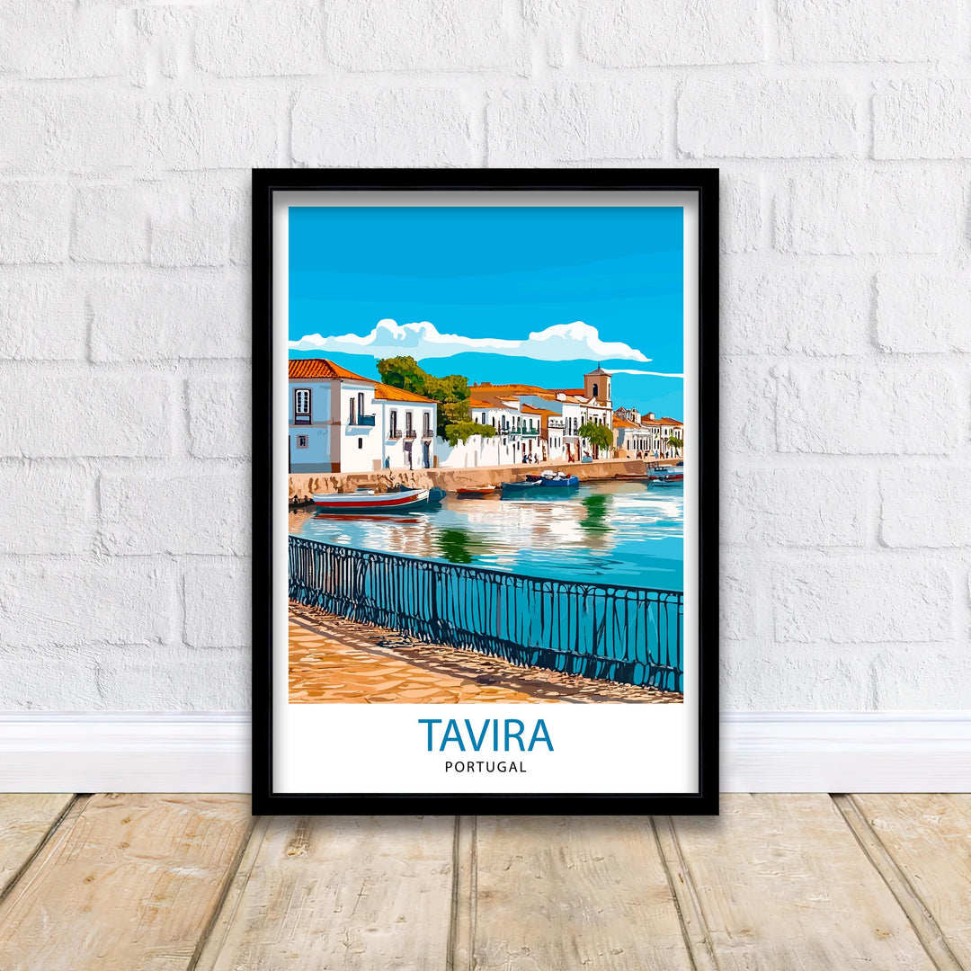 Tavira Portugal Travel Poster