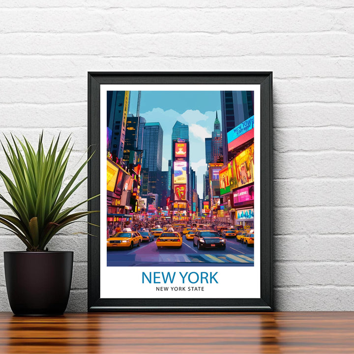 New York City Print Wall Decor Wall Art NYC Wall Hanging Home Décor New York City Gift Art Lovers Urban Art Lover Gift Print Art