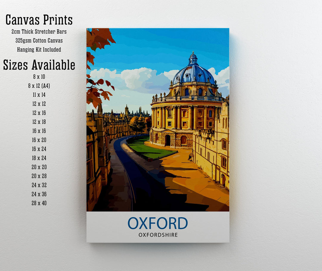 Oxford England Travel Print Wall Decor Wall Art Oxford University Wall Hanging Home Décor Oxford Gift Art Lovers British Art Lover Gift