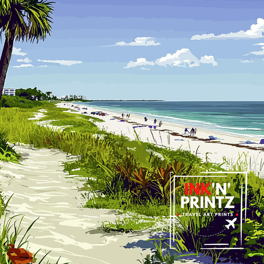 Englewood Florida Travel Poster