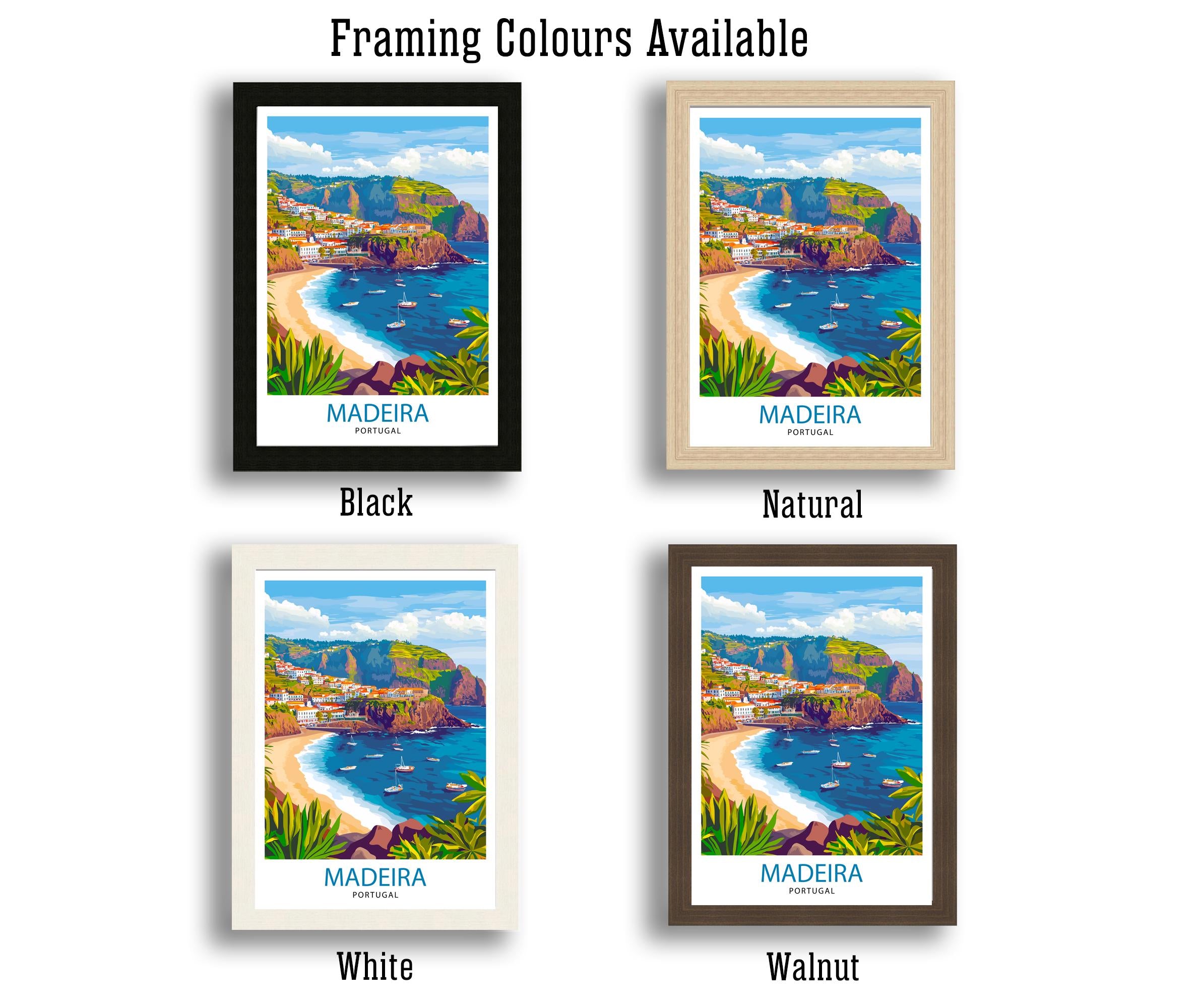 Madeira Portugal Travel Print Wall Decor Wall Art Madeira Landscape Wall Hanging Home Décor Portuguese Island Gift Art Lovers Scenic Print