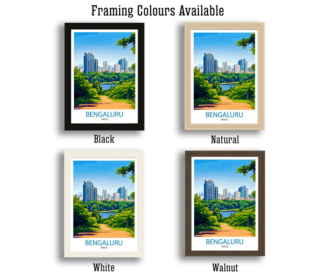 Bengaluru India Travel Print Wall Decor Wall Art Bengaluru Wall Hanging Home Décor Bengaluru Gift Art Lovers Indian Art Lover Gift Print Art