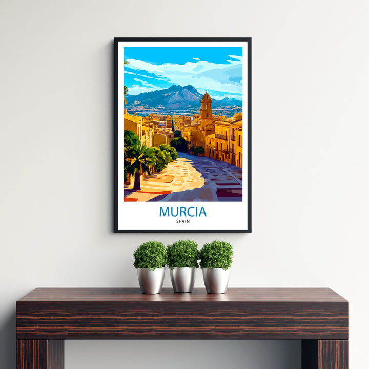 Murcia Spain Travel Poster