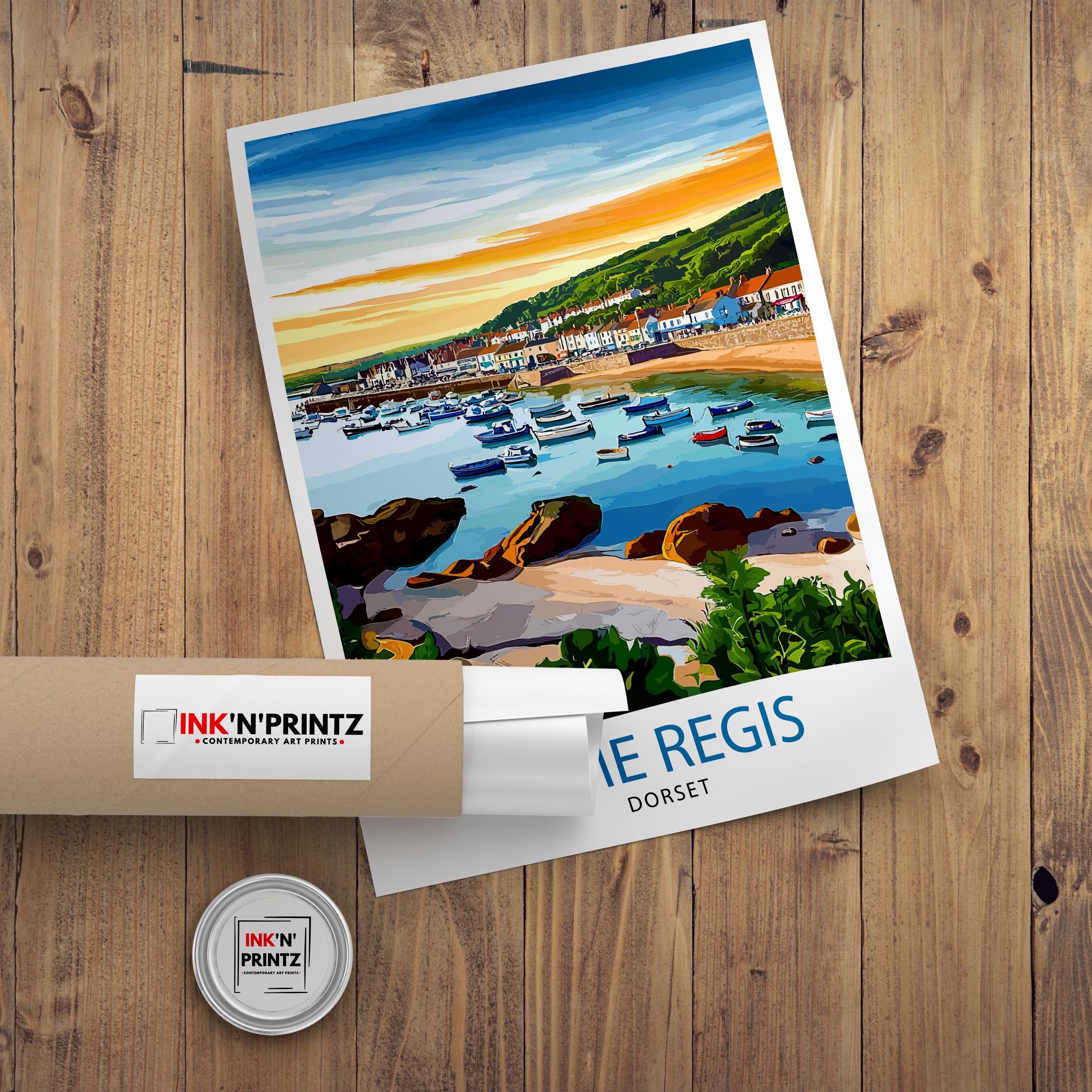 Lyme Regis Dorset Travel Poster