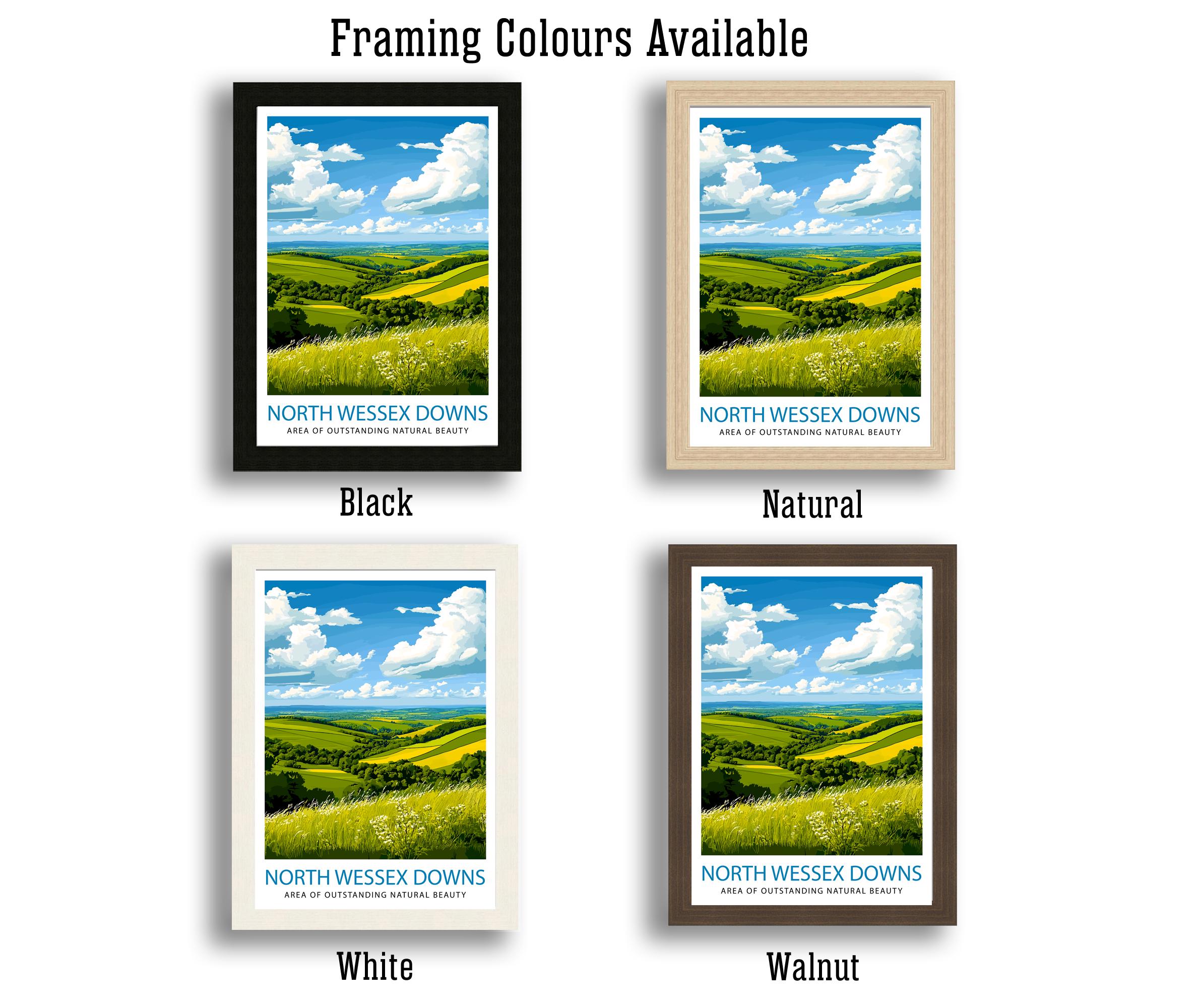 North Wessex Downs England Travel Print Wall Decor Wall Art North Wessex Downs Wall Hanging Home Décor North Wessex Downs Gift Art Lovers