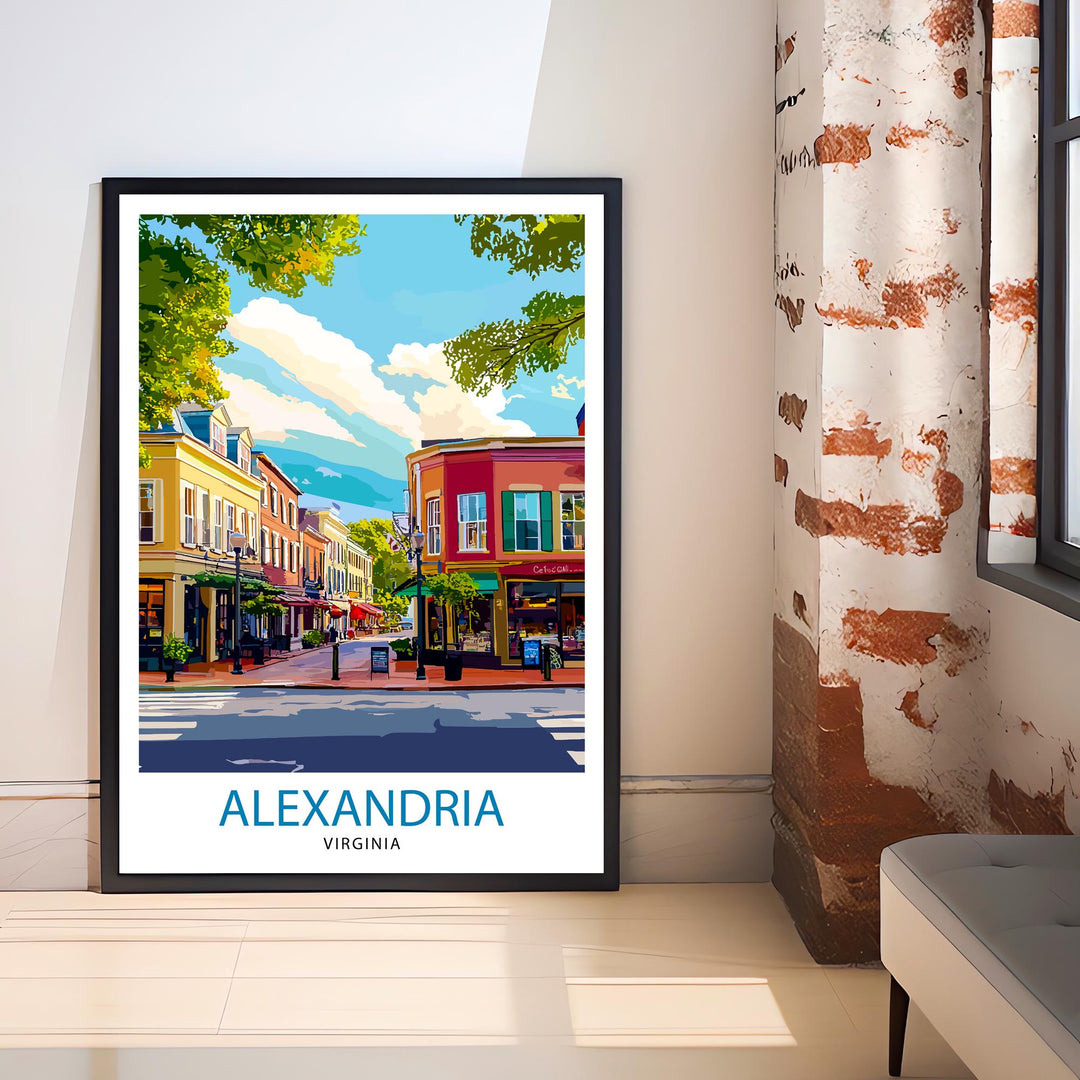 Alexandria Virginia Travel Poster