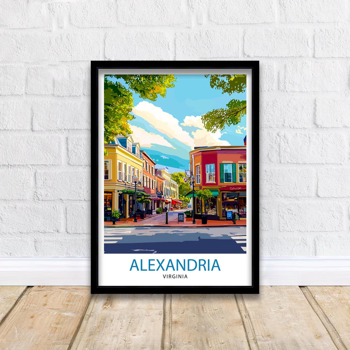 Alexandria Virginia Travel Poster