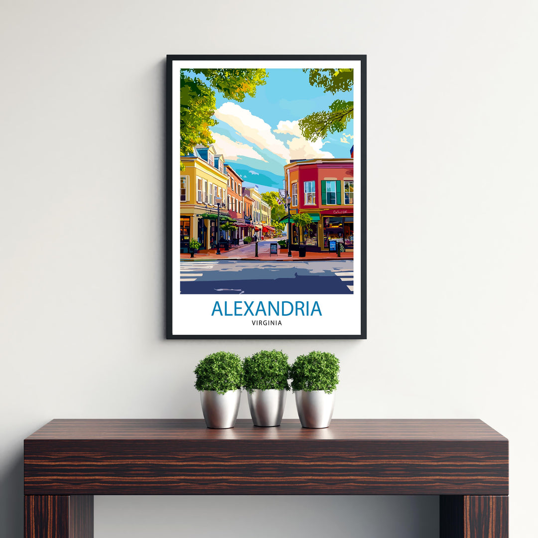 Alexandria Virginia Travel Poster