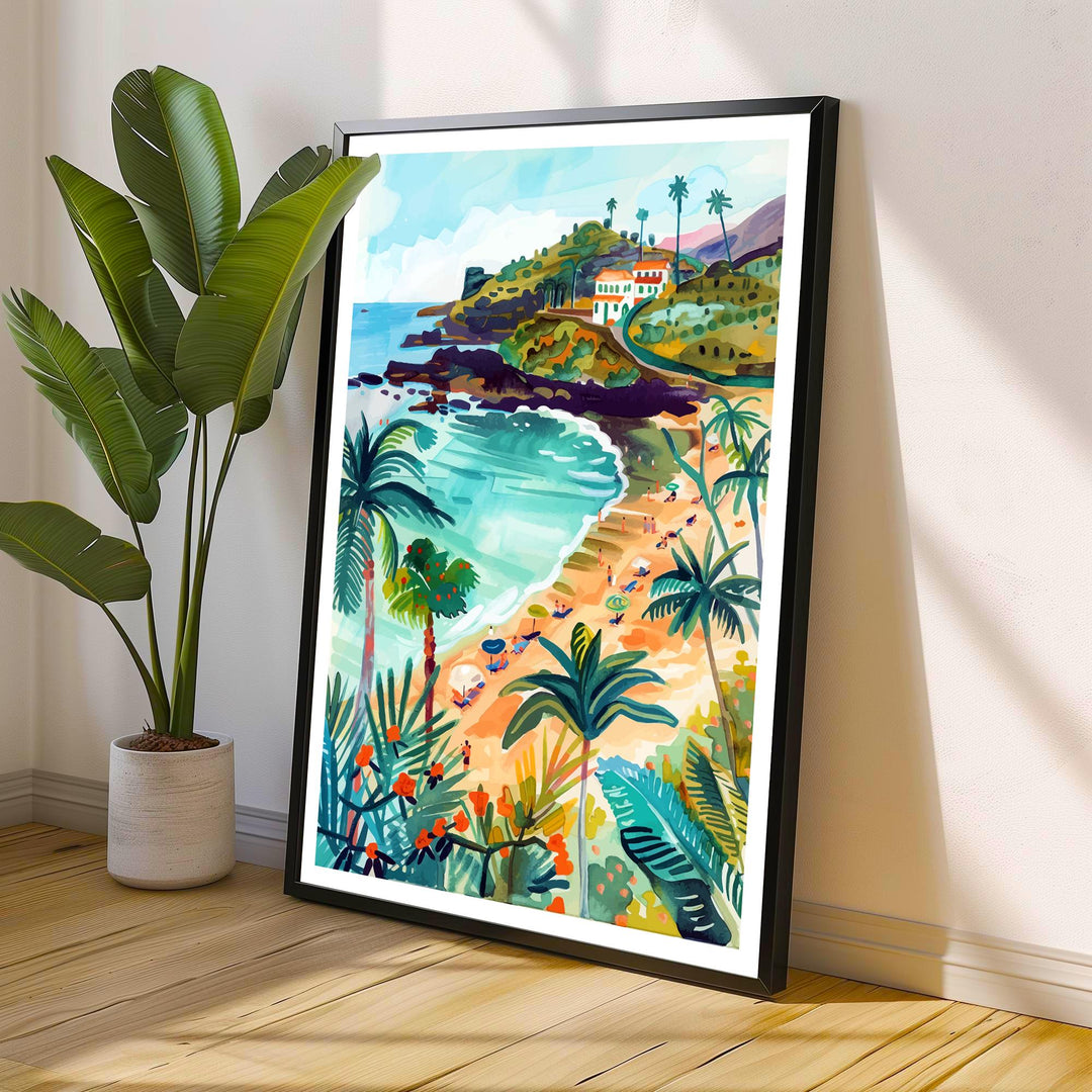 Tenerife Travel Print Wall Decor Wall Art Tenerife Landscape Wall Hanging Home Décor Canary Islands Gift Art Lovers Tropical Print