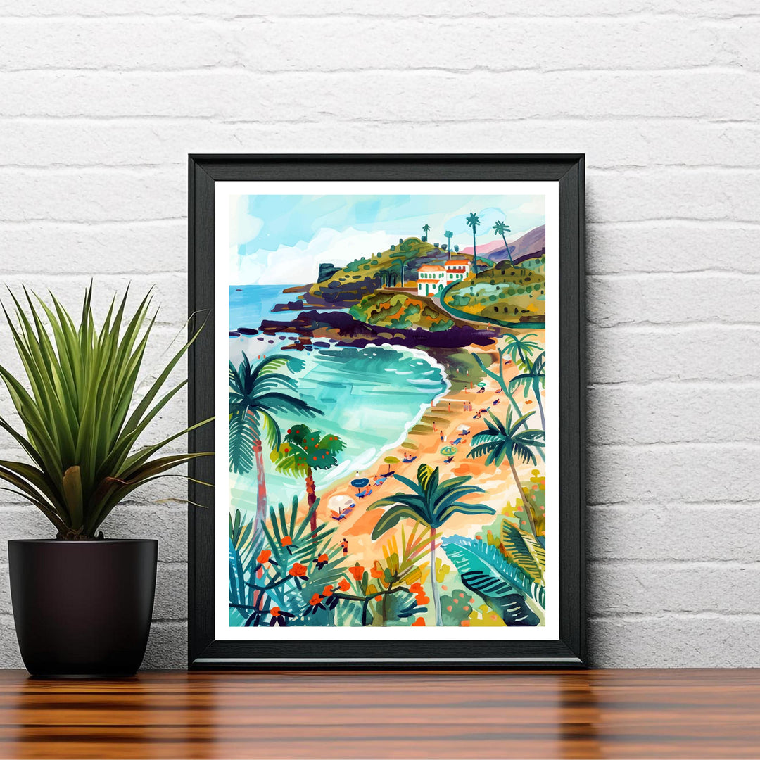 Tenerife Travel Print Wall Decor Wall Art Tenerife Landscape Wall Hanging Home Décor Canary Islands Gift Art Lovers Tropical Print