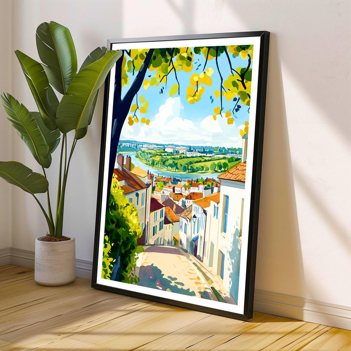 Bordeaux France Travel Print Wall Decor Wall Art Bordeaux Landscape Wall Hanging Home Décor French Wine Country Gift Art Lovers Scenic Print