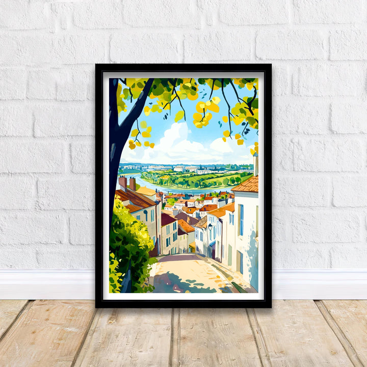 Bordeaux France Travel Print Wall Decor Wall Art Bordeaux Landscape Wall Hanging Home Décor French Wine Country Gift Art Lovers Scenic Print