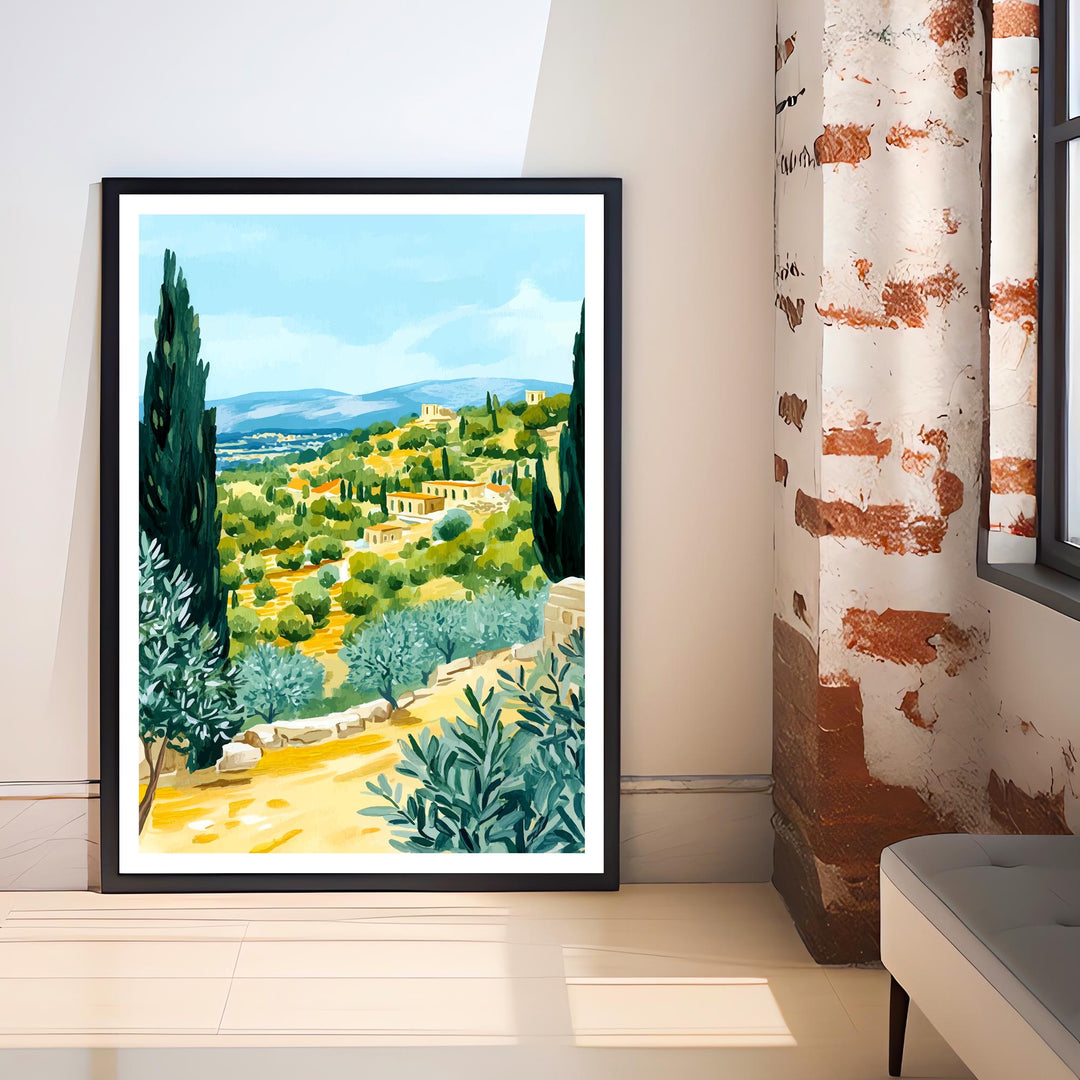 Athens Greece Travel Print Wall Decor Wall Art Athens Skyline Wall Hanging Home Décor Greek History Gift Art Lovers