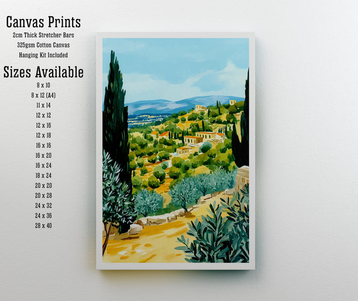 Athens Greece Travel Print Wall Decor Wall Art Athens Skyline Wall Hanging Home Décor Greek History Gift Art Lovers