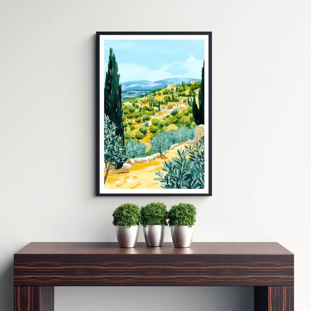 Athens Greece Travel Print Wall Decor Wall Art Athens Skyline Wall Hanging Home Décor Greek History Gift Art Lovers