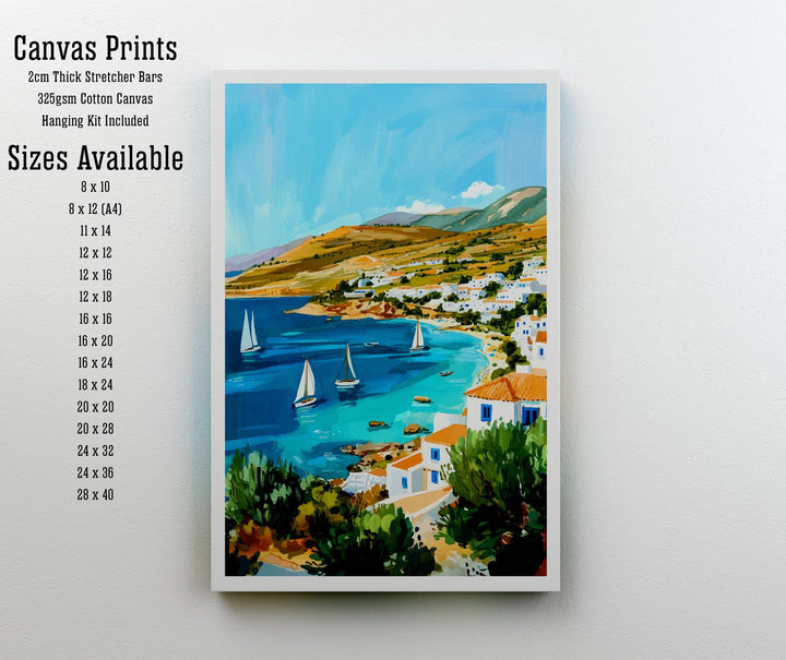 Crete Greece Travel Print Wall Decor Wall Art Crete Landscape Wall Hanging Home Décor Greek Island Gift Art Lovers Scenic Print