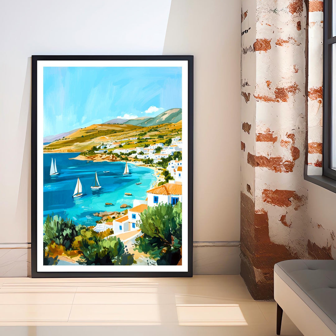 Crete Greece Travel Print Wall Decor Wall Art Crete Landscape Wall Hanging Home Décor Greek Island Gift Art Lovers Scenic Print